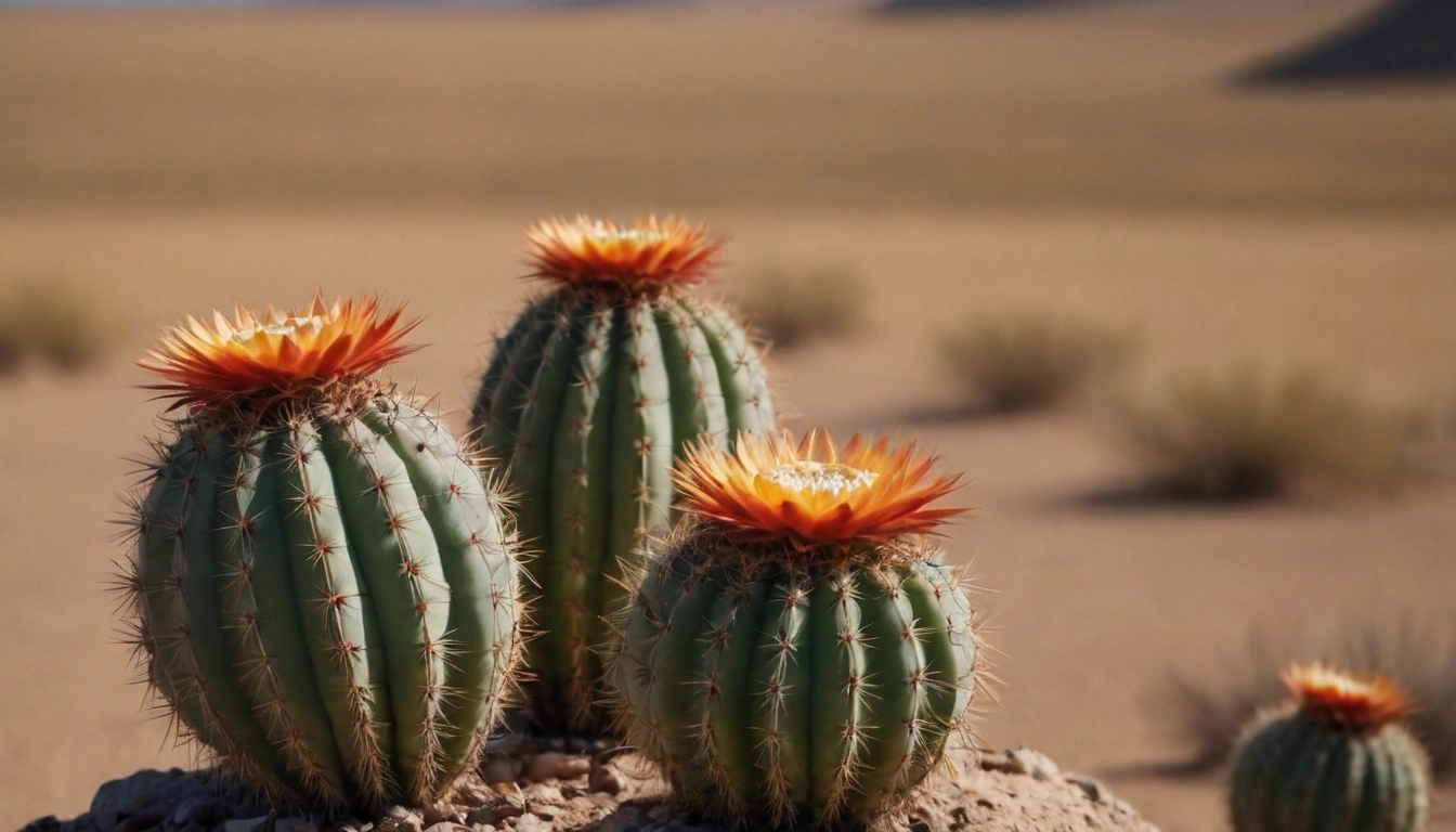 Frutas de cactus en las planicies africanas vitales como fuente de agua y nutrientes para las avestruces Frutas de cactus en las planicies africanas vitales como fuente de agua y nutrientes para las avestruces