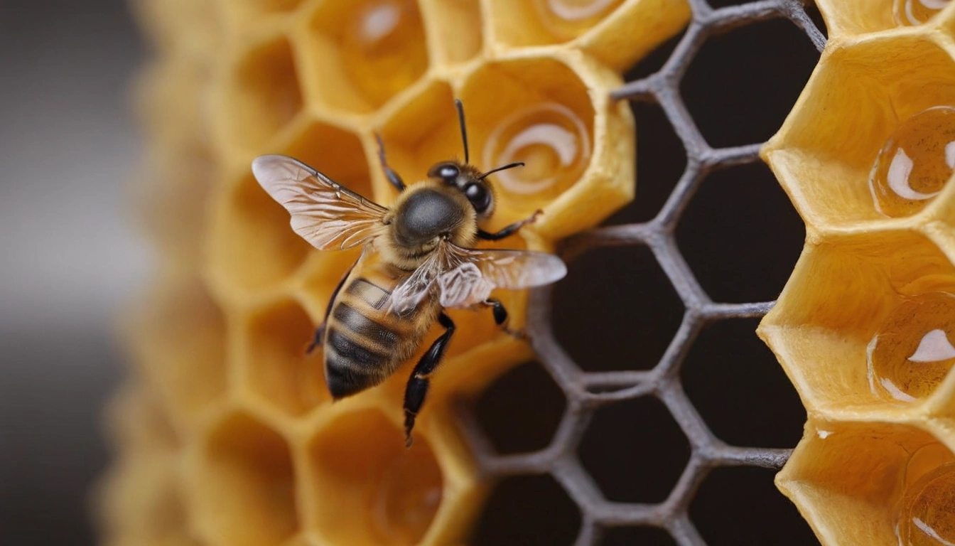 Los panales llenos de miel son una fuente clave de alimento para las abejas, proporcionando energía y nutrientes esenciales Los panales llenos de miel son una fuente clave de alimento para las abejas, proporcionando energía y nutrientes esenciales.